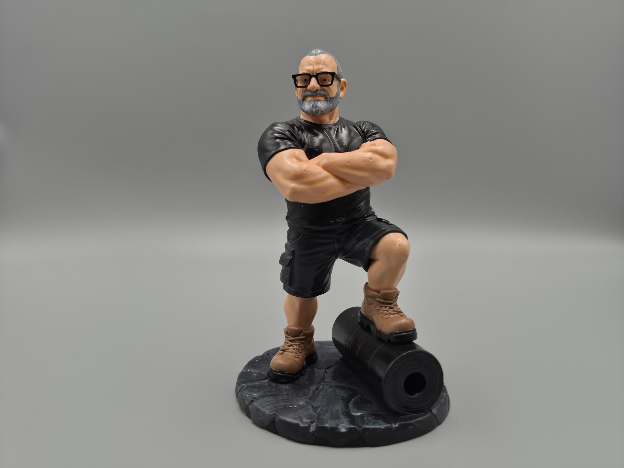 Personalizowana figurka Majstra w czarnym stroju
